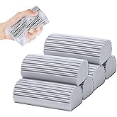 6 Pack Damp Clean Duster Sponge,Dusting Sponge Duster for Housekeeping,Reusable Household Cleaning Sponge for Blinds, Fan Bla