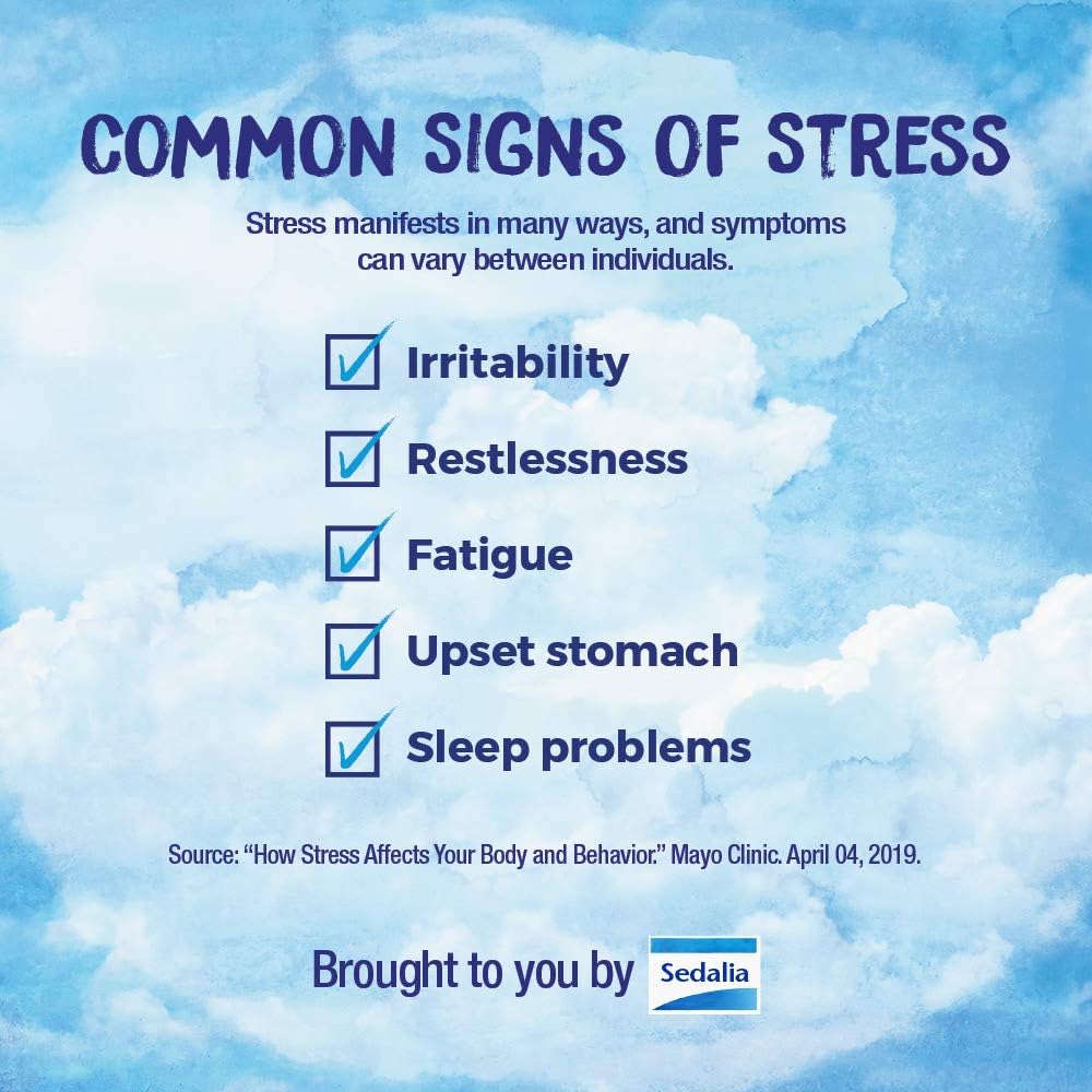 Boiron Sedalia Tablets Homeopathic Medicine for Stress Relief, Fatigue, Irritability, Nervousness, Hypersensitivity, Non-drowsy, 60 Count: Health & Personal Care