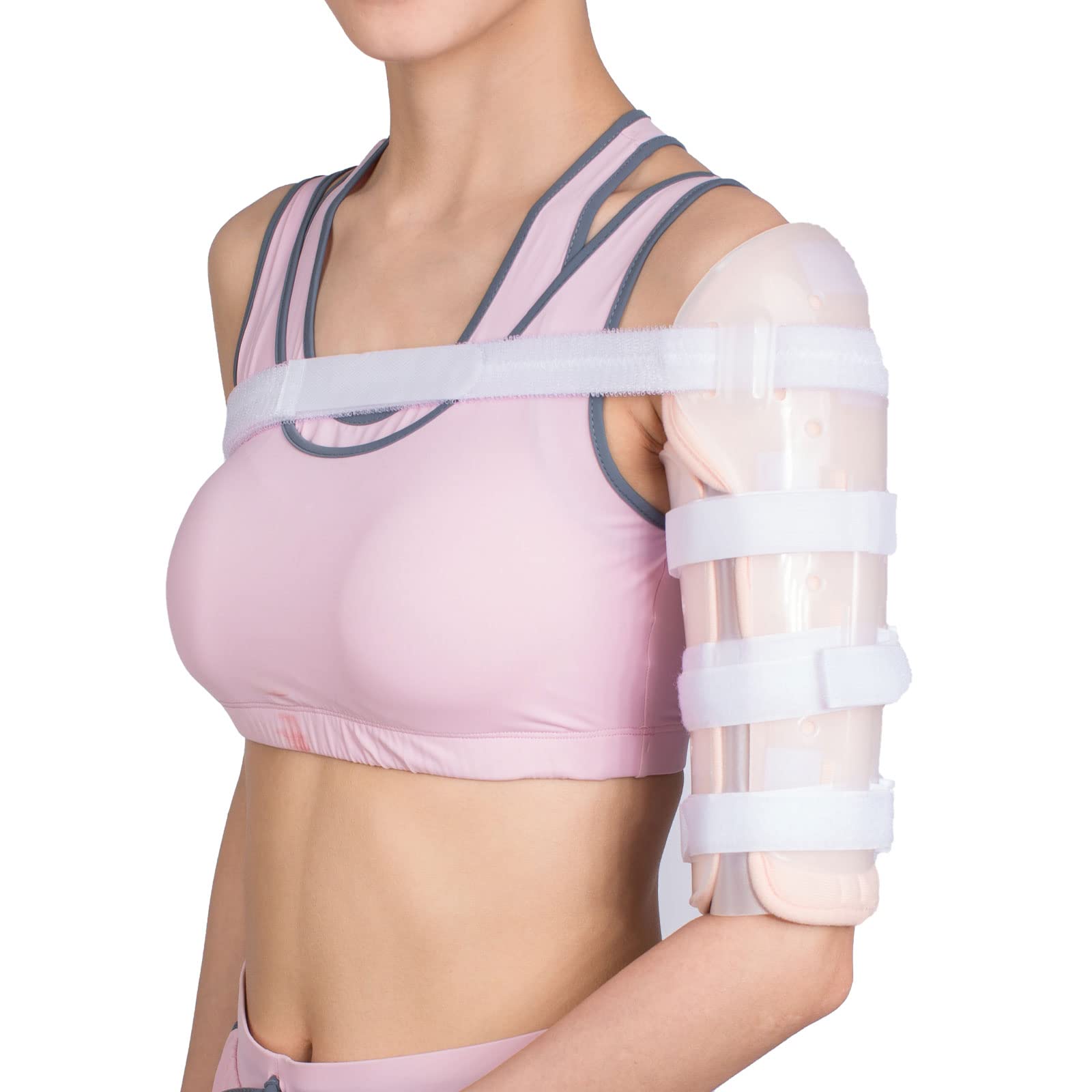 Photo 1 of GHORTHOUD Humeral Shaft Fracture Splint Lightweight and Breathable Humeral Fracture Brace for Upper Arm, Shoulder, Left/Right Arm, Long-Bone Humerus Fracture for Men and Women?Small?