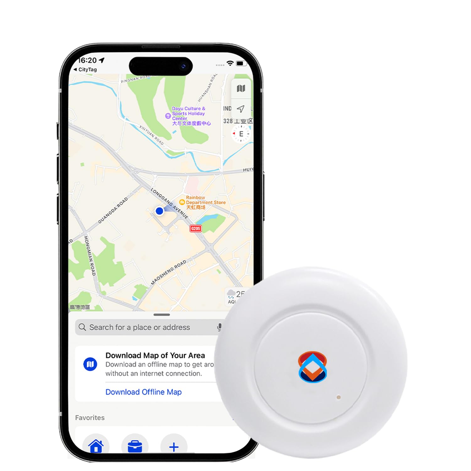 Photo 1 of 2025 GPS Tracker for Veal-Time Tracking with Worldwide Coverage | No Monthly Fee & No SIM Needed | IP67 Waterproof | Long Battery Life | Compatible with iPhone & Android