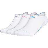 adidas Women's Superlite Stripe 3 No Show Socks (3-Pair)