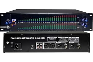 31 Band Parametric EQ Equalizer, 10 Preset Effects Saved Noise Reduction Output High-Definition Sound Quality for Home K Song