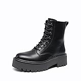 DREAM PAIRS Women's Platform Combat Ankle Boots