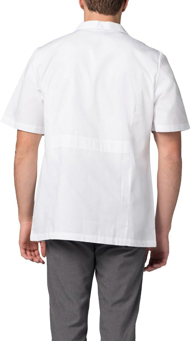 Adar Universal Unisex Lab Coats - Short Sleeve 31" Consultation Lab Coat: Clothing