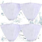 Riakrum 4 Pcs Pool Cleaner Fine Filter Bag Pool Spa Part Replacement Compatible with Aquabot Products 8114 Wheeled Aquabot Cleaners S2-40 S2-50 Pura 4X Pura 5X Pura S2-4x Pura S2-4xi Pura S2-5x