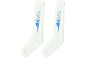 LEONARK 2 Pairs of Fencing Socks For Epee, Sabre and Foil - Cotton Protective Fencing Stockings for Unisex Child and Adult