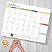 Rainbow Blocks Large Desk Pad Monthly 2020 Calendar: July 2019 - June 2020 (Academic Year Desktop Calendar, Planning Blotter)