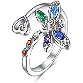 POPLYKE Animal Open Rings 925 Sterling Silver Adjustable Cute Animal Jewelry Rings for Women