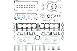 GPQ HS26192PT-5 MLS Head Gasket Set With Bolts Fit For Chevy Express Silverado Suburban Tahoe GMC Savana Sierra Yukon XL Cadillac Escalade Hummer H2,2007-2011 6.0L 6.2L V8 ES72220 ES72390 HS26192PT-5