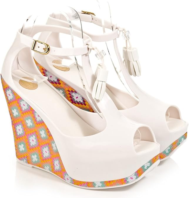 Melissa White Peace Wedge Women’s High Wedge Platform