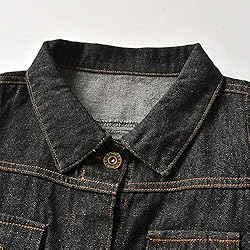 IMEKIS Toddler Baby Denim Jackets Button Down Jeans