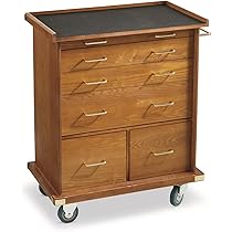 Amazon.com: CASTLECREEK 4-Drawer Collector's Chest, Wooden Desk