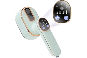 TENHITOYS Foldable Travel Steamer Iron For Clothes With Led Screen,Steamer&Iron 2 In 1,Portable Mini Iron Wrinkles Remover,1000w Plancha a Vapor Para Ropa For Home Office College 120v(Matcha Green)