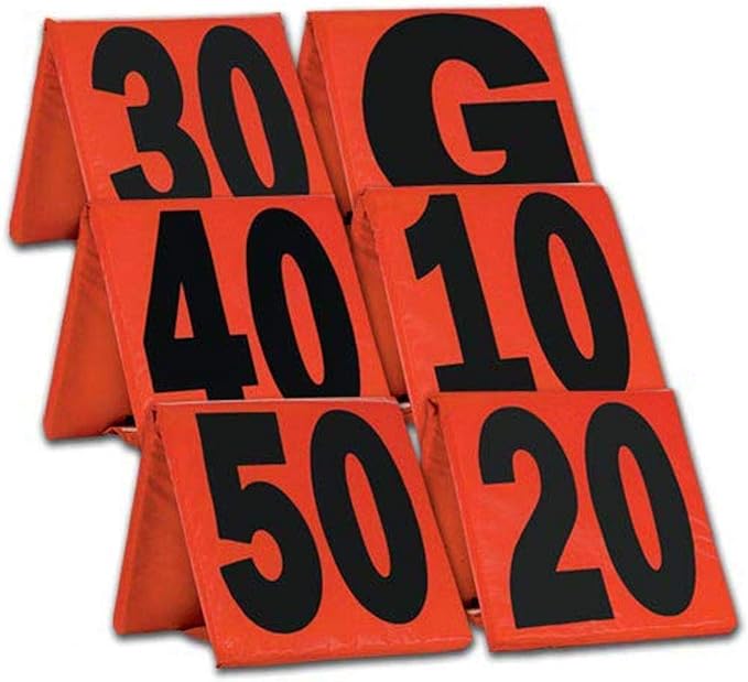 Champro Weighted Football Yard Markers (Orange) Amazon.co.uk Sports