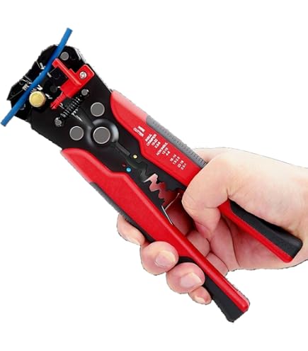 HandyCraft 5-in-1 Wire Stripper, Cutter & Crimper Tool - Automatic For 10-24 AWG Wires - View #12