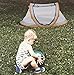 Wayfinder TravelTot, Baby Travel Tent Portable Baby Travel Bed Indoor & Outdoor Travel Crib Baby Beach Tent UPF 50+ UV Protection w/Mosquito Net and 2 Pegs (Gray/Orange)