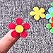 Sumind Felt Flowers Fabric Flower Embellishments for DIY Crafts, Assorted Colors (100)
