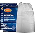 EnviroCare Replacement Micro Filtration Vacuum Cleaner Dust Bags for Modern Day 12 Gallon Central Vacuums 6 Pack