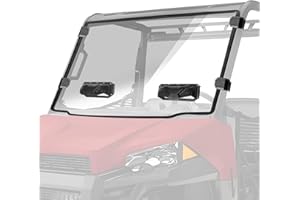StarknightMT Ranger Midsize 570 500 Windshield Vented - Scratch-Resistant Front Windshield Compatible With 2015-2025 Polaris Ranger Mid size 500 570 ETX EV