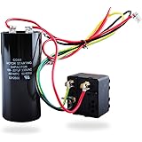AC Hard Start Capacitor Compatible with 5-2-1 CSR-U2, Compressor Saver for 3.5-4- 5 Tons, Hvac Hard Start Kit