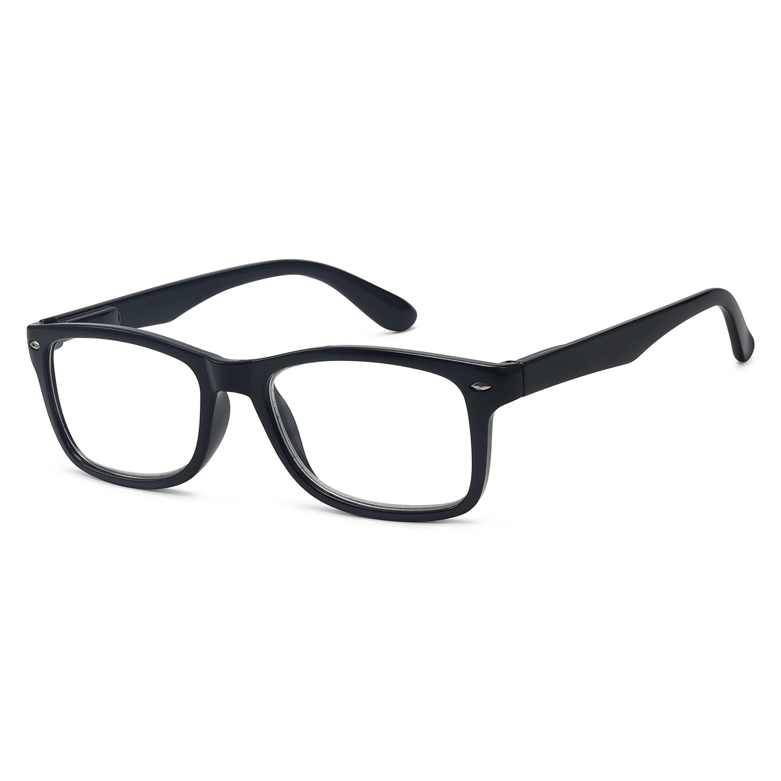 Eyekepper Classic Vintage Style Reading Glasses, Black +0.75