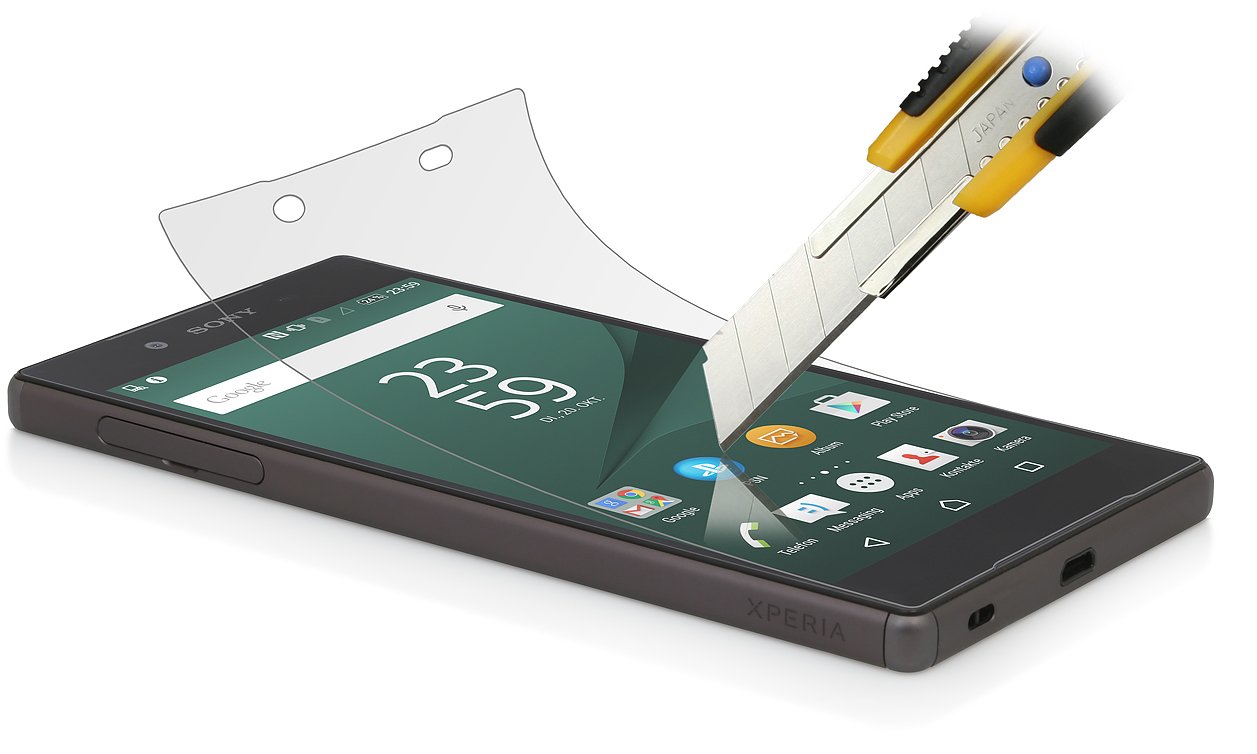 StilGut 2 x Tempered Glass Screen Protector (Front) Compatible with Sony Xperia Z5