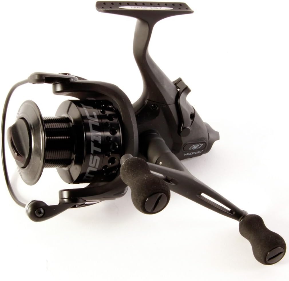 Madfish Fishing Instinct 55 FR Bait Runner/Freerunner Reel, Black