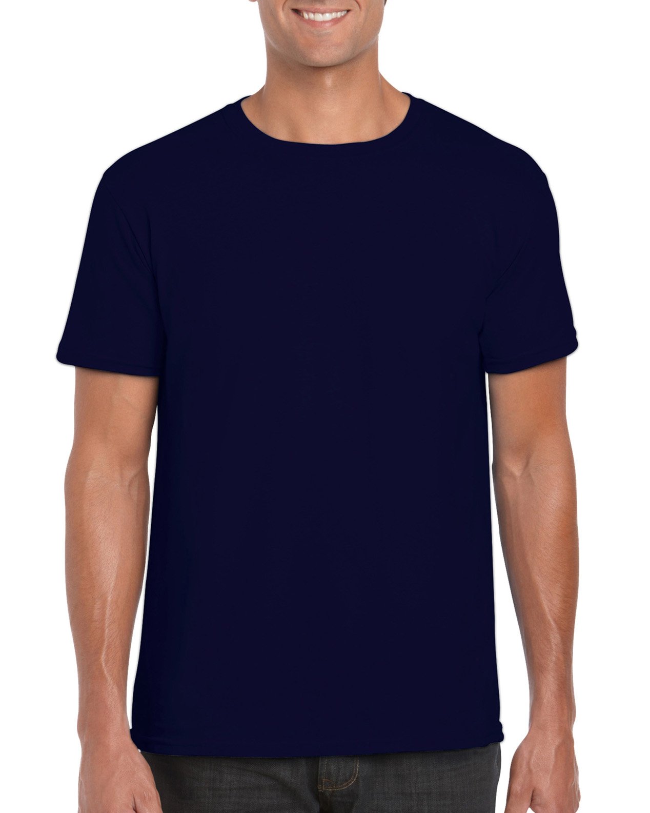 Gildan Adult Softstyle® 4.5 oz. T-Shirt 4XL NAVY