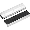 uxcell 5" Aluminum Vise Jaws with Magnetic, Rubber Pads Covers for Woodworking, DIY Making, Plumbing 1 Pair