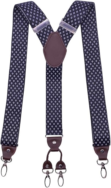 suspenders with belt loop hooks