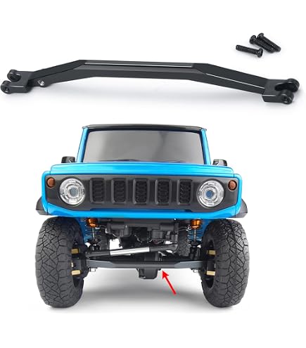 Zolikar RC Stainless Steel Suspension Links For Kyosho Mini Z 4x4 Jimny & Wrangler | 1/18 Scale Chassis Upgrade