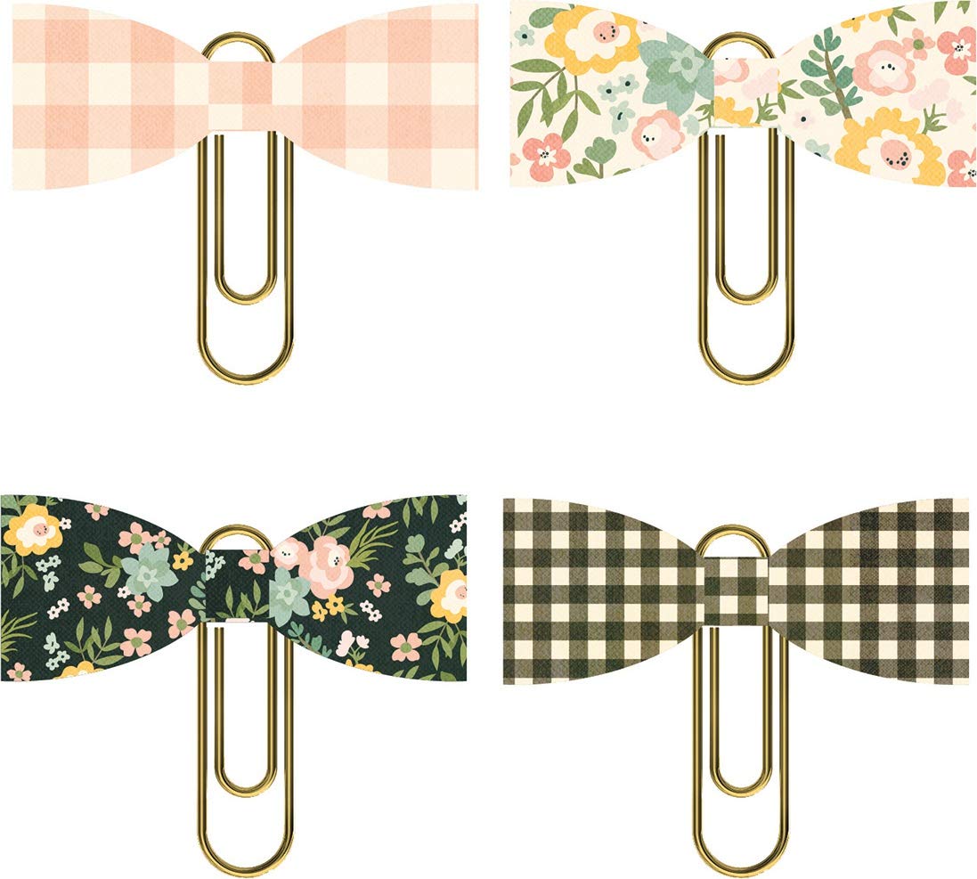 Simple Stories Bow Paperclips, Multi, Small
