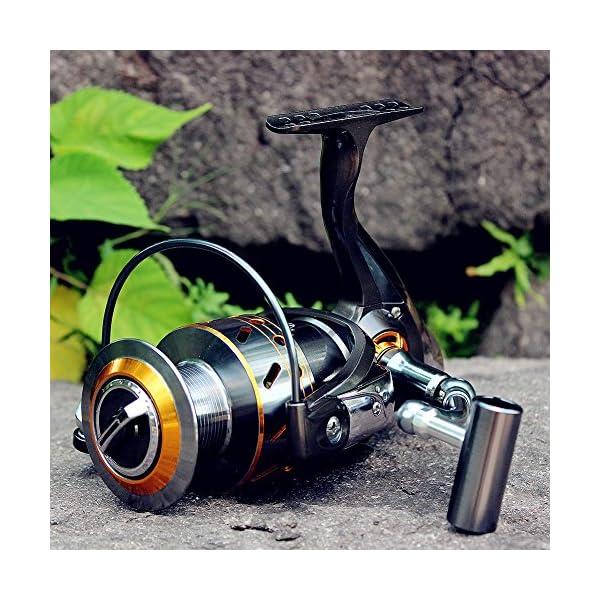 Sougayilang-Leftright-Interchangeable-Collapsible-Handle-Spinning-Fishing-Reel-with-521-Gear-Ratio-121-Ball-Bearings-for-Freshwater-Saltwater-Fishing