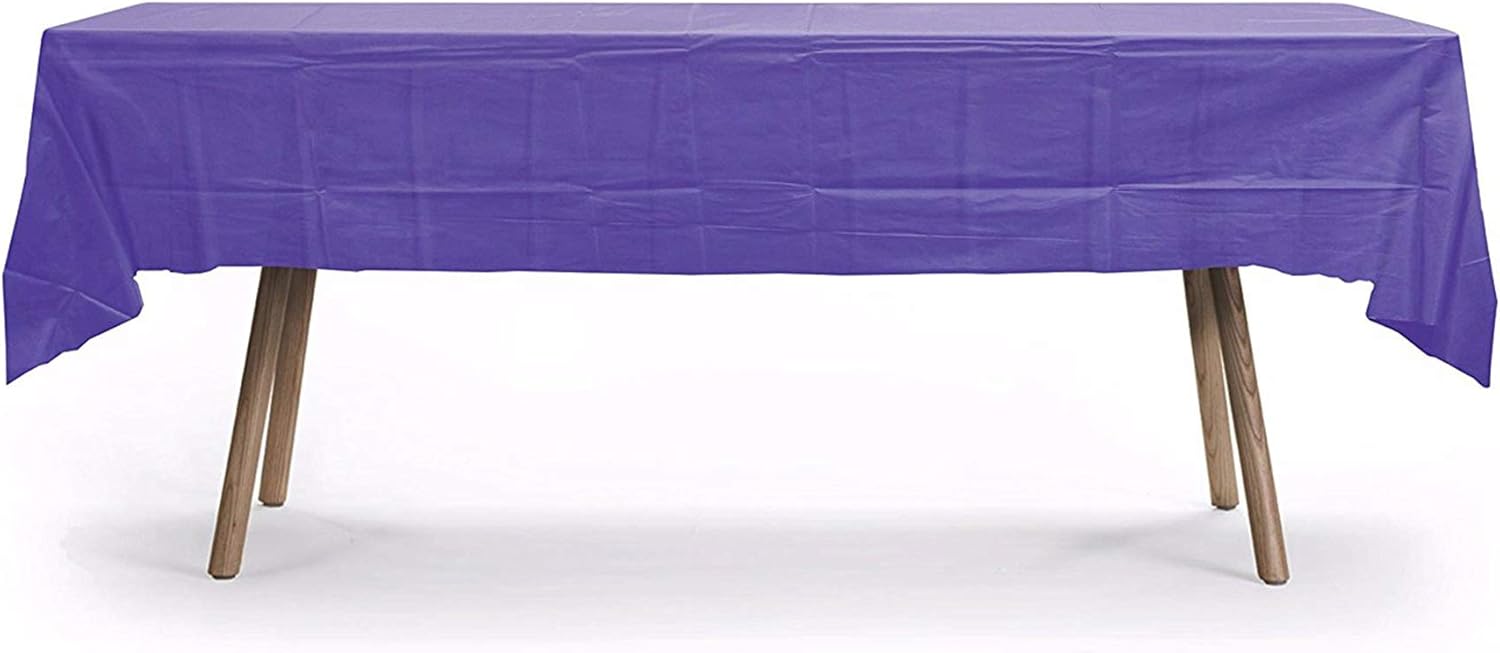 Best purple disposable table cloth