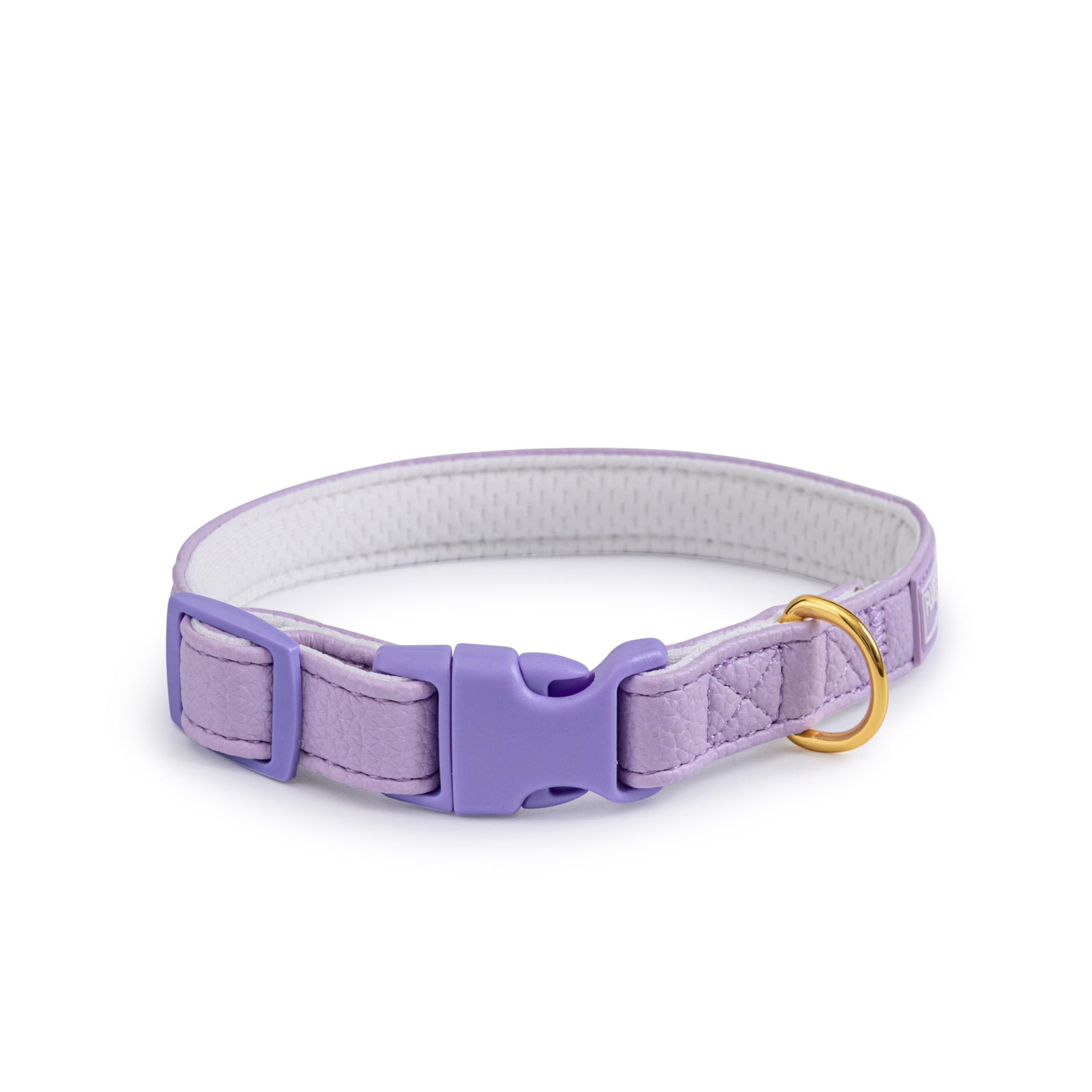 Pastel Purple Adjustable Dog Collar - Vegan Friendly Leather (Extra Small)