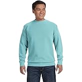Comfort Colors Chouinard 1566 Adult Crew Neck Sweatshirt Chalky Mint PgmDye X-Large