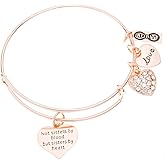 Infinity Collection - Best Friends Bangle Bracelets for Women, Friend Jewelry, Infinity Non-Tarnished Adjustable Bracelets. Gift for Friends