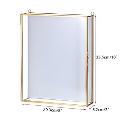 JUXYES 8x10 inches Gold Shadow Box Frame Display