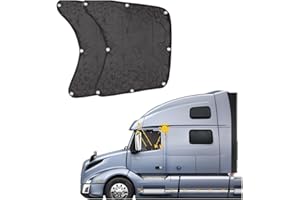 Shkalacar 2Pcs Side Window Sun Shade for Semi Truck, Semi Truck Accessories Interior UV Protection, Heat and UV Blocker Windo