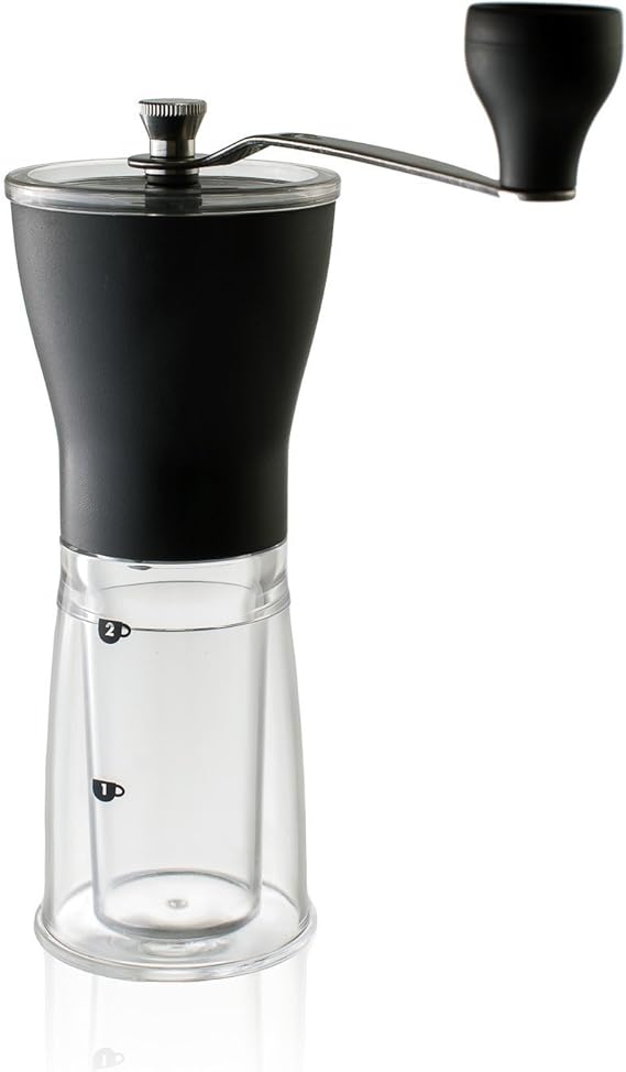 Manual Coffee Grinder Conical Ceramic Burr Mill 12