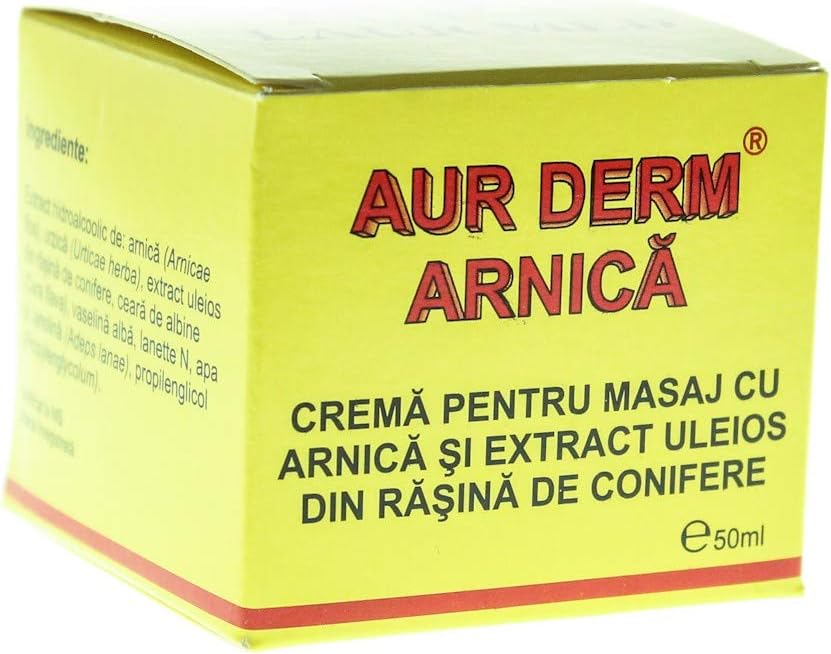 Massage Cream with Arnica Aur Derm, 50 ml, Laur Med