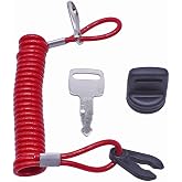 JTMIRA 5 PCS 377 Outboard Ignition Key,Ignition Key 90890-55874-00 Compatible with Yamaha Outboards and Remote Control Systems