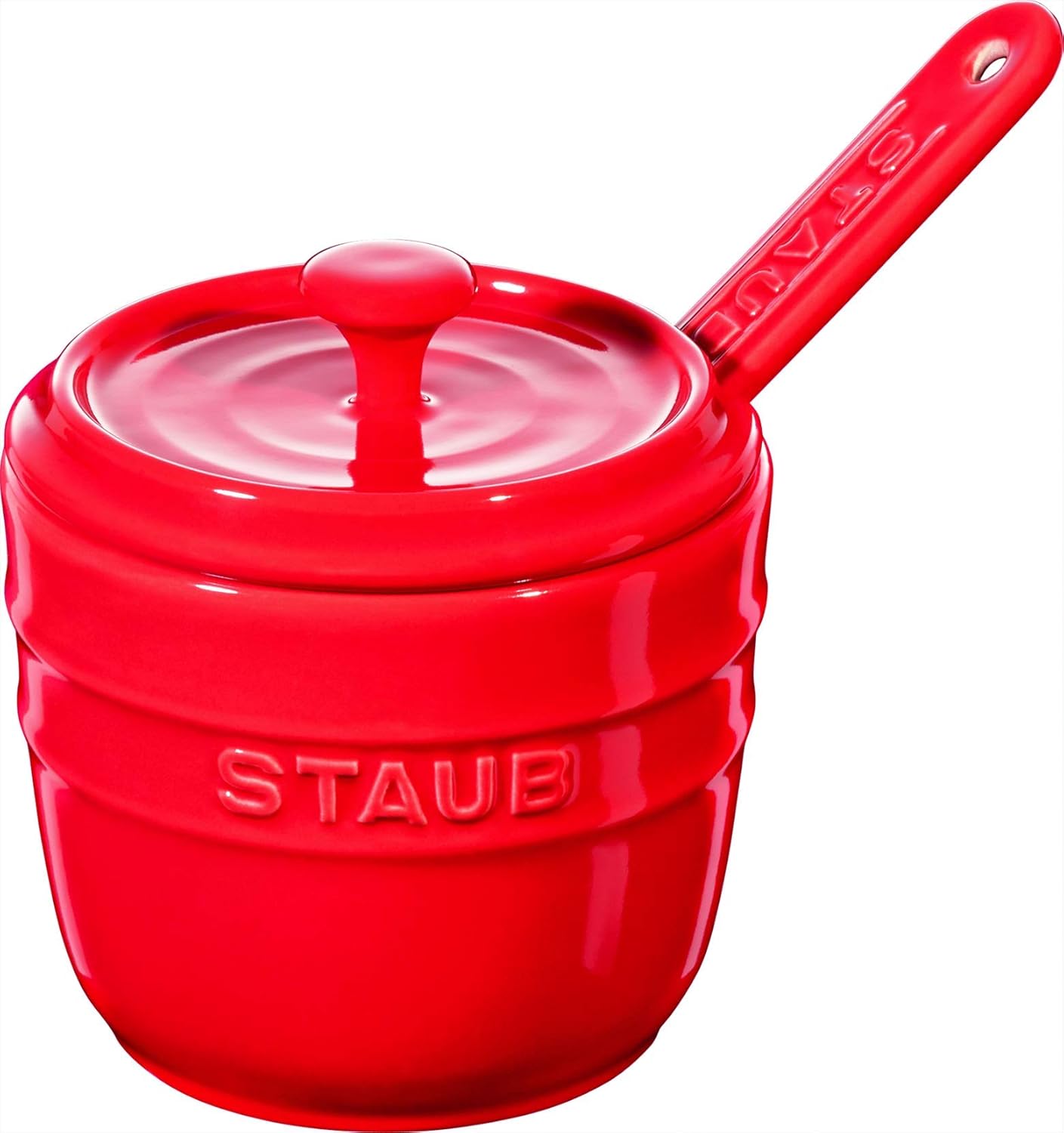 STAUB Ceramic Round Sugar Bowl Cherry Amazon.co.uk Kitchen & Home