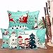 instecho 1 6 Packs Christmas Pillow Covers