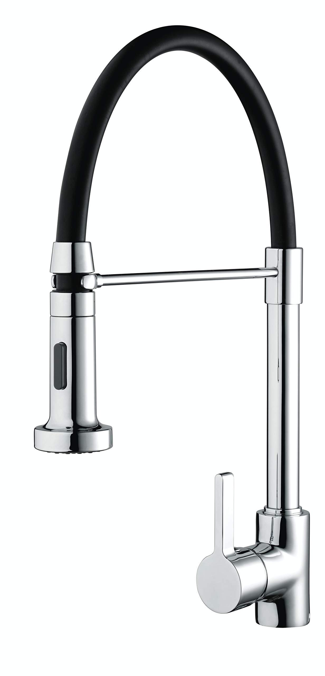 Bristan Liquorice Professional Kitchen Sink Mixer Tap with Flexible Pull Out Hose and Spray Function, Chrome - LQR PROSNK C
