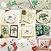 Embroidery Floss 50 Skeins Rainbow Color Cross Stitch Floss with Free Embroidery Needles and Plastic Card Board