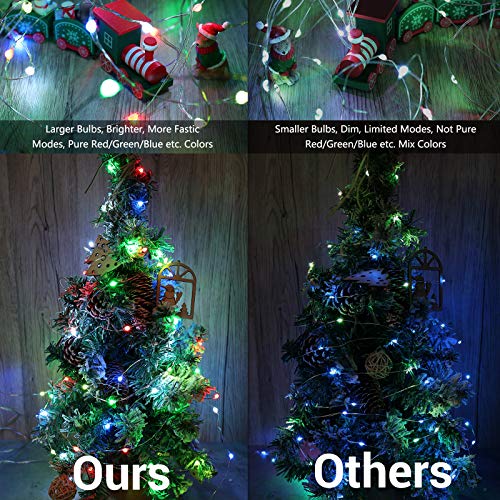 Brizled Color Changing Fairy Lights, 66ft 200 LED Christmas Fairy