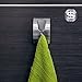 Tatkraft Ida Strong Self Adhesive Towel Holder Stainless Steel