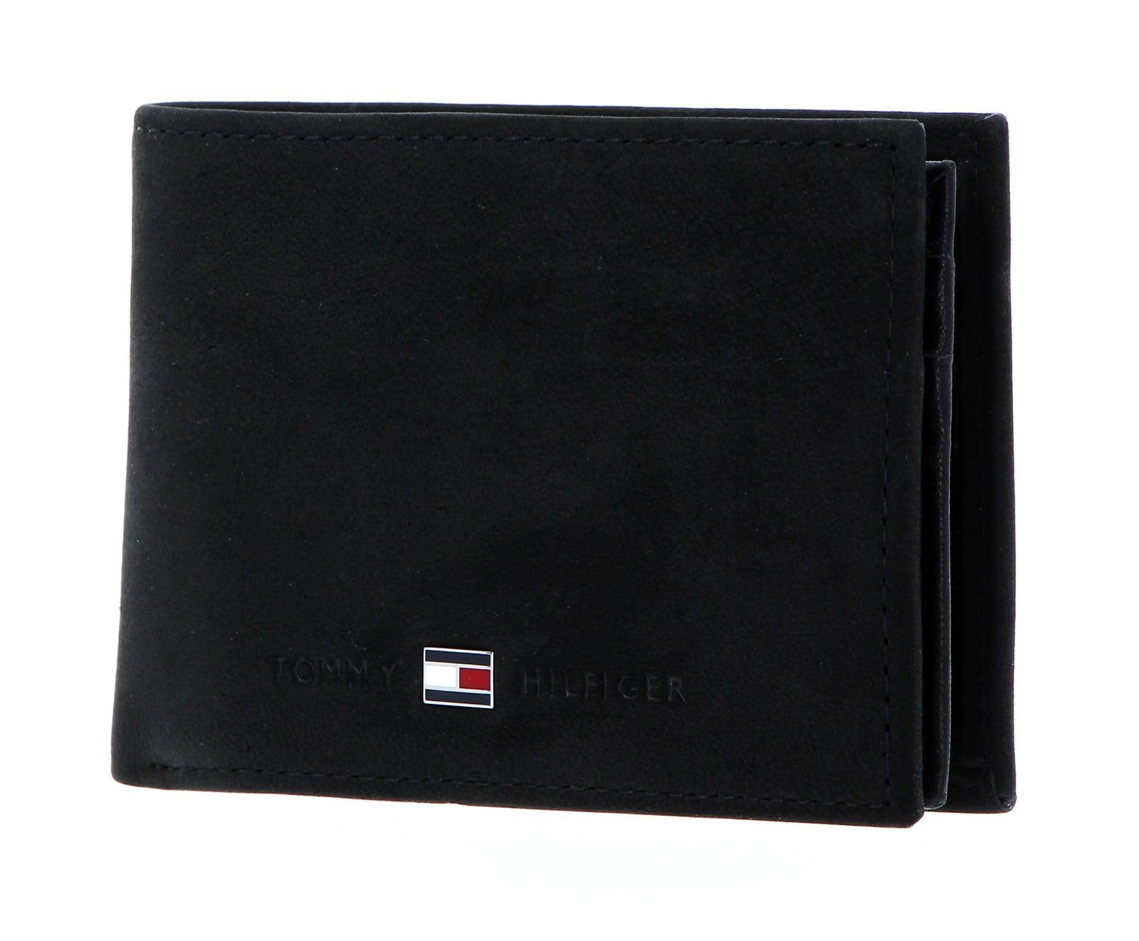 Tommy Hilfiger Men’s Johnson Mini Wallet, Black (Black), One Size
