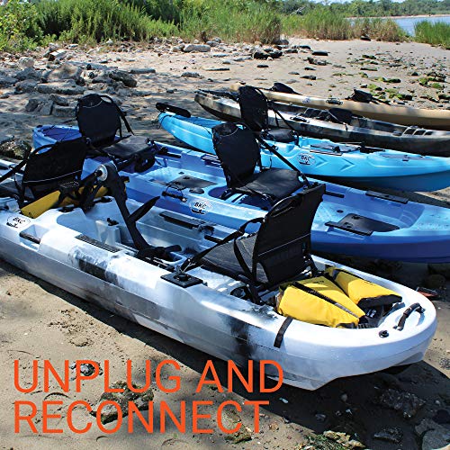 BKC PK14 Angler 14' Tandem SitOnTop Fishing Kayak, PropellerDriven w